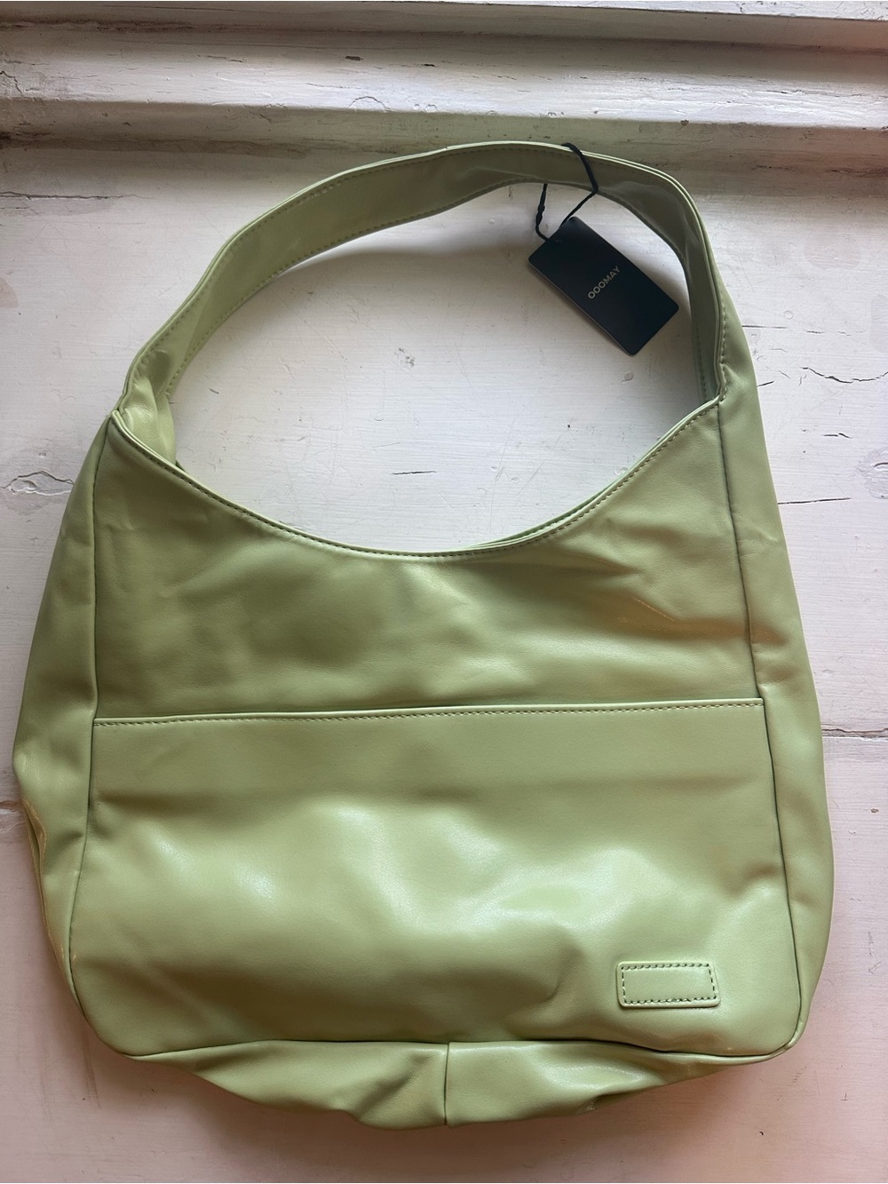 Light Green Shoulder Hobo Bag by DJI